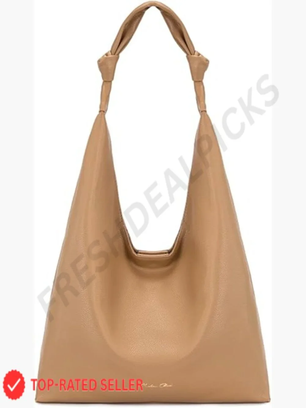 Slouchy Hobo Tote Bag Spacious Shoulder Purse Minimalist Casual Work